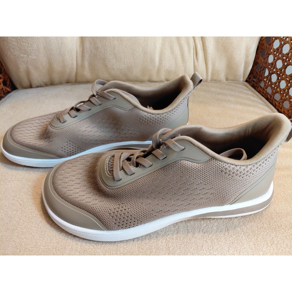 HIKE Wave Womens 6.5 Barefoot Shoes Taupe Brown Wide Toe Box Zero Drop Walking